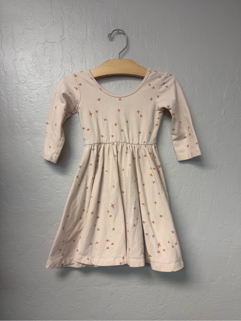 $20 ADD ON alice + ames cream twirl ballet dress stars 4Y hanna andersson zara